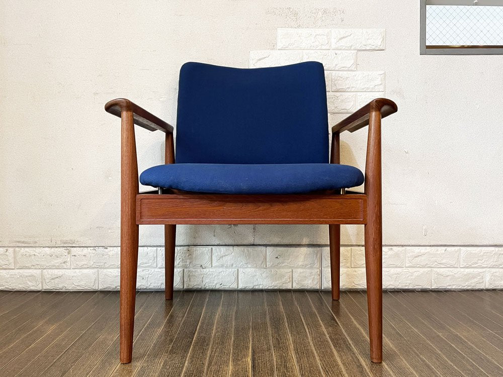 フランス＆サン France & Son ディプロマットチェア No.209 Diplomat Chair ラウンジチェア チーク材 フィン・ユール Finn Juhl デンマーク 北欧ビンテージ ◎