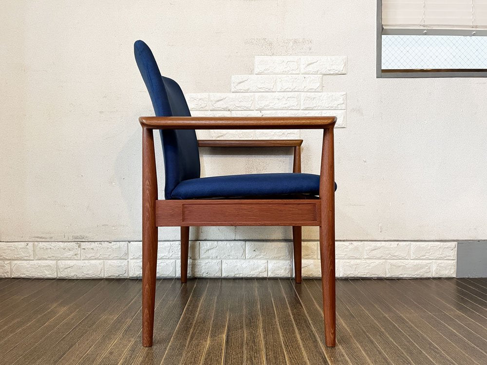 フランス＆サン France & Son ディプロマットチェア No.209 Diplomat Chair ラウンジチェア チーク材 フィン・ユール Finn Juhl デンマーク 北欧ビンテージ ◎