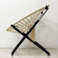 アデペシュ a depeche ハンモックフォールディングチェア hammock folding chair HMK-FDC アイアン リビングチェア オフホワイト 定価\18,150- ●
