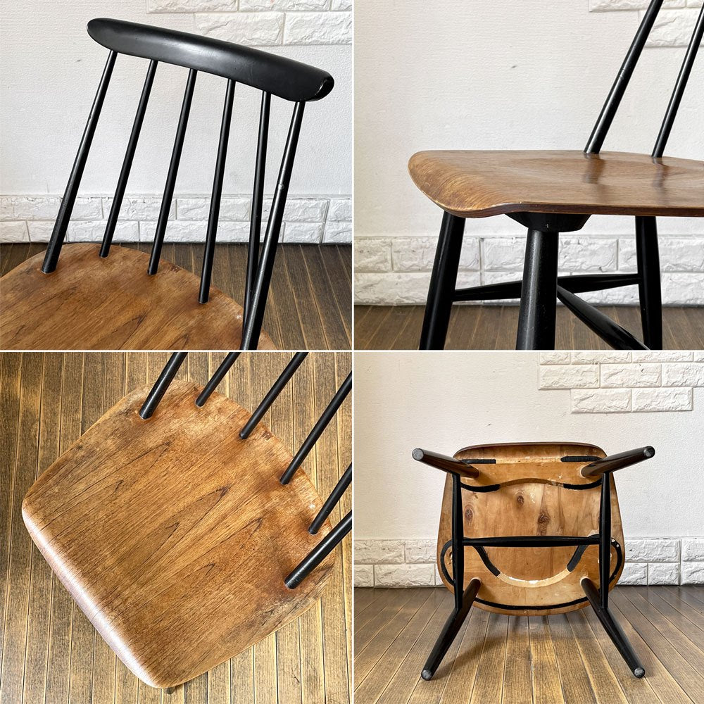 アスコ ASKO ファネットチェア Fanett chair イルマリ・タピオヴァーラ ダイニングチェア チーク材 50～60年代 フィンランド製 北欧ビンテージ 名作 ◎