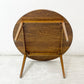 スタンダードトレード STANDARD TRADE Straight Leg Table DNT-03C Round ラウンド ダイニングテーブル ダークオーク 定価¥388,000- ●