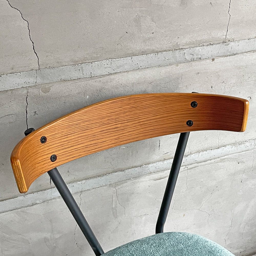 アクメファニチャー ACME Furniture グランビューチェア サード GRANDVIEW 3rd ダイニングチェア オーク材 ファブリック ライトブルー 美品 ♪