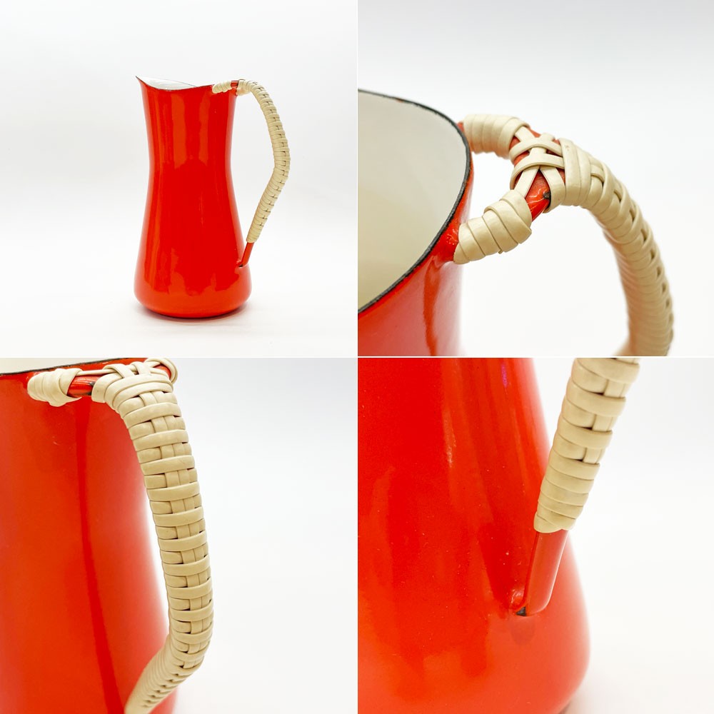 ダンスク DANSK コベンスタイル Koben style ホーロー ピッチャー レッド H18cm 琺瑯 ジャグ イェンス・クイストゴー Jens Quistgaard ★