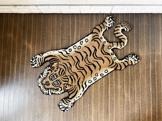 アクメファニチャー ACME Furniture チベタンラグ TIBETAN TIGER RUG タイガー チベット絨毯 Sサイズ ウール 定価￥11,550- ◎