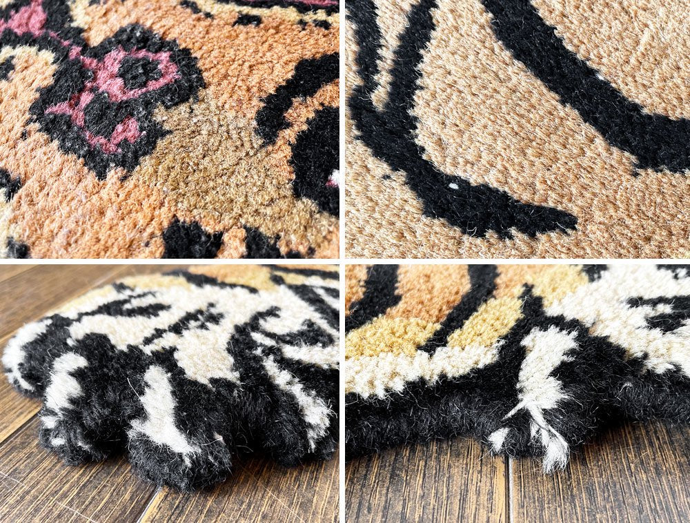 アクメファニチャー ACME Furniture チベタンラグ TIBETAN TIGER RUG タイガー チベット絨毯 Sサイズ ウール 定価￥11,550- ◎