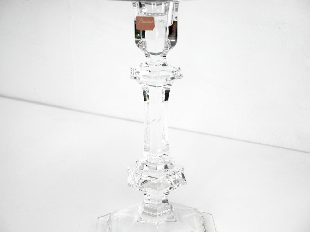 バカラ Baccarat アルクール アワーファイヤー キャンドルスティック HARCOURT OUR FIRE CANDLESTICK シルバー フィリップ・スタルク 美品 A ●