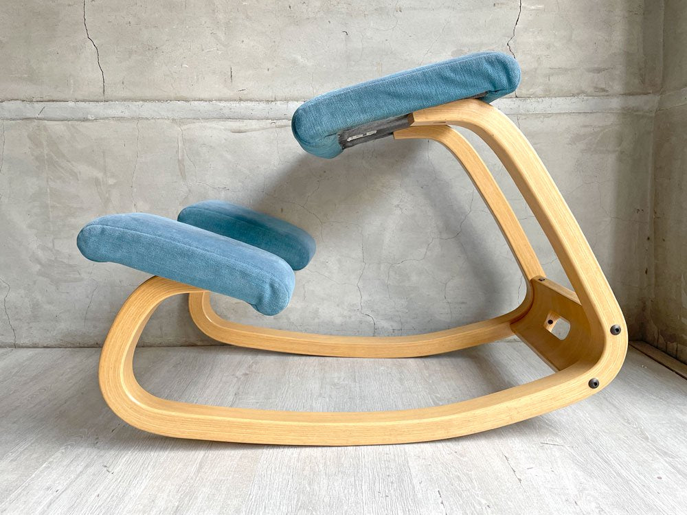 ストッケ STOKKE ヴァリエール VARIER ヴァリアブル Variable バランスチェア ロッキング ライトブルー ピーター・オプスヴィック 北欧ノルウェー ♪