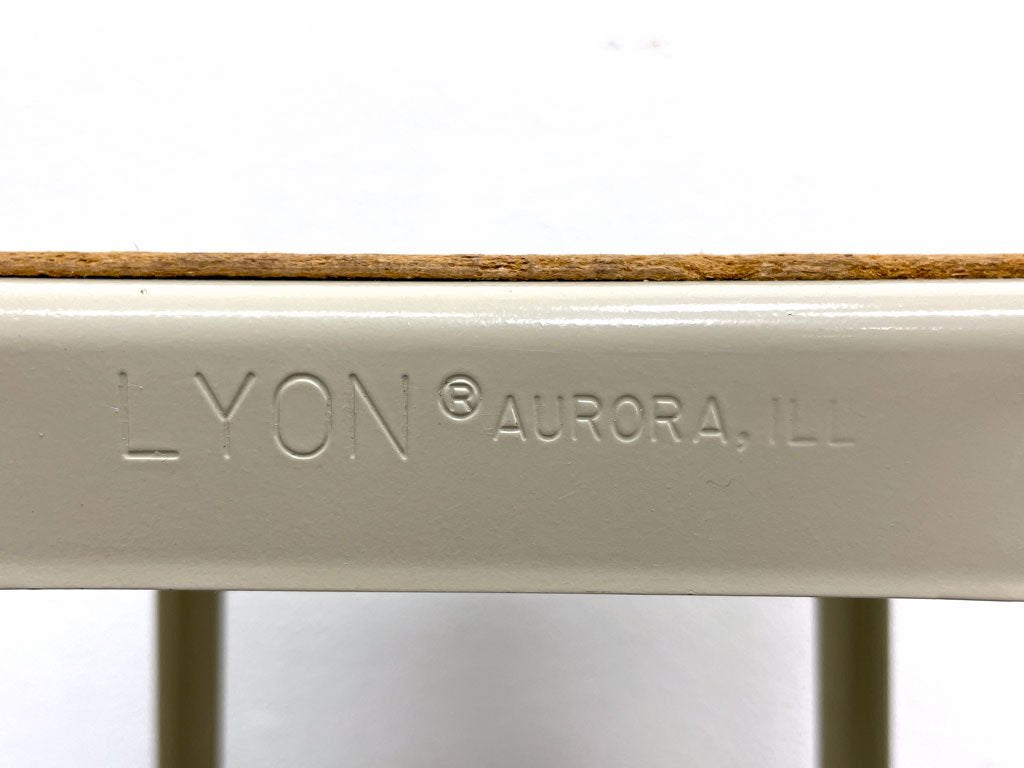 リオン LYON ファクトリースツール FACTORY STOOL Sサイズ プッティーホワイト Putty white プレスウッドシート インダストリアル ガレージ P.F.S取扱 ●