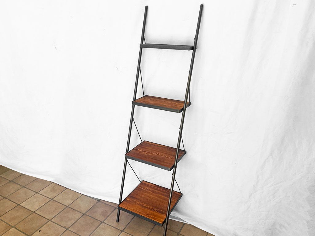 ジャーナルスタンダードファニチャー jsF シノン CHINON シリーズ ラダーシェルフ LADDER SHELF ビンテージ加工 インダストリアル オープンシェルフ ◇