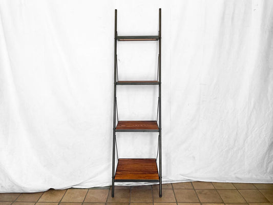 ジャーナルスタンダードファニチャー jsF シノン CHINON シリーズ ラダーシェルフ LADDER SHELF ビンテージ加工 インダストリアル オープンシェルフ ◇