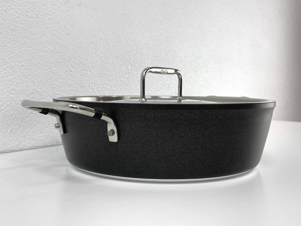 フィスラー FISSLER ルノ ロースター 28cm 両手鍋 アルミ×ステンレス ガス火 IH オーブン対応 ドイツ 箱付き 未使用品 ●