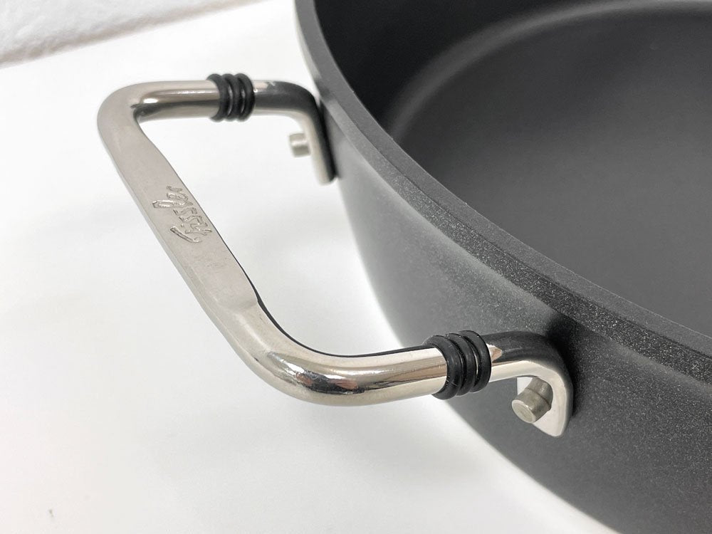 フィスラー FISSLER ルノ ロースター 28cm 両手鍋 アルミ×ステンレス ガス火 IH オーブン対応 ドイツ 箱付き 未使用品 ●