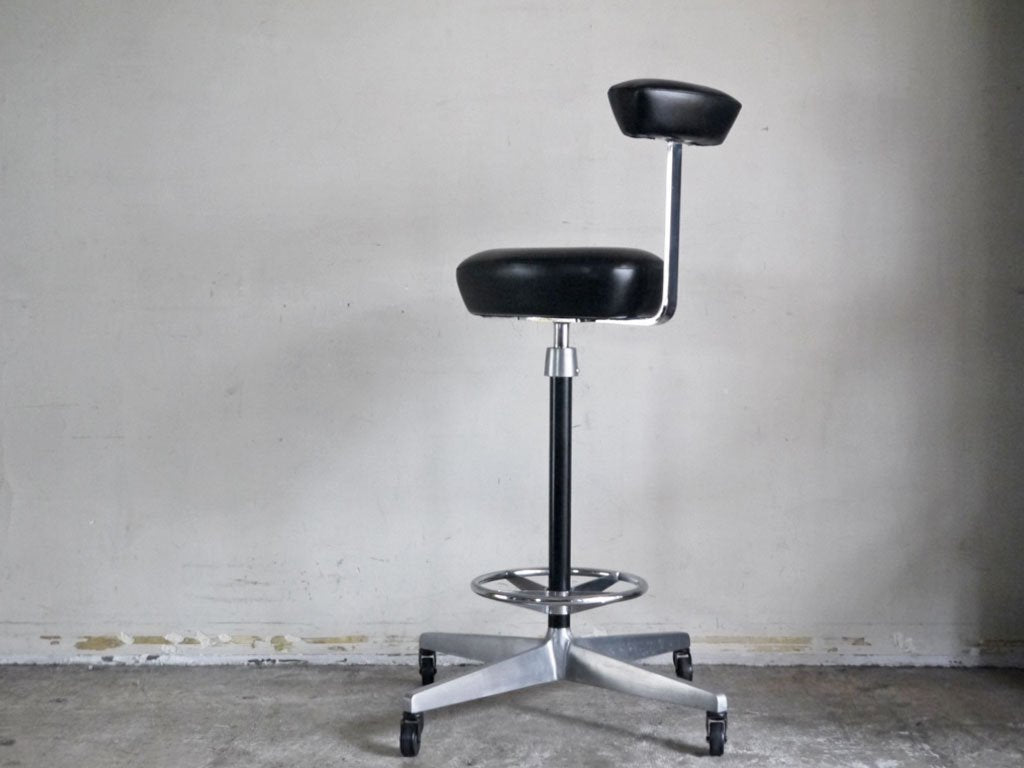 ハーマンミラー Herman Miller パーチ Perch ドラフティングスツール Drafting Stool ドラフティングチェア ビンテージ ジョージネルソン ■