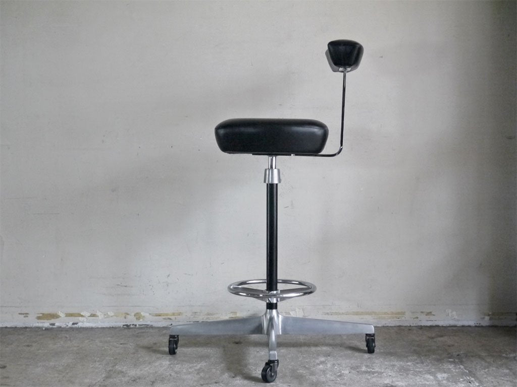 ハーマンミラー Herman Miller パーチ Perch ドラフティングスツール Drafting Stool ドラフティングチェア ビンテージ ジョージネルソン ■