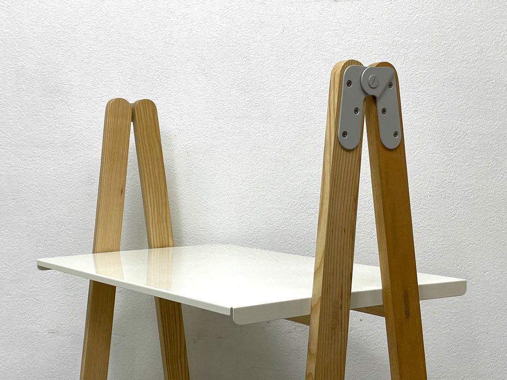 ノーマンコペンハーゲン normann COPENHAGEN ワンステップアップシェルフ One step up shelf White low ブックシェルフ 折り畳み式  ホワイト ●