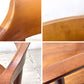 家具蔵 KAGURA ヴォーグ2 VOGUE ダイニングチェア アーム チェリー無垢材 板座 座ぐり加工 クラフト家具 B ●