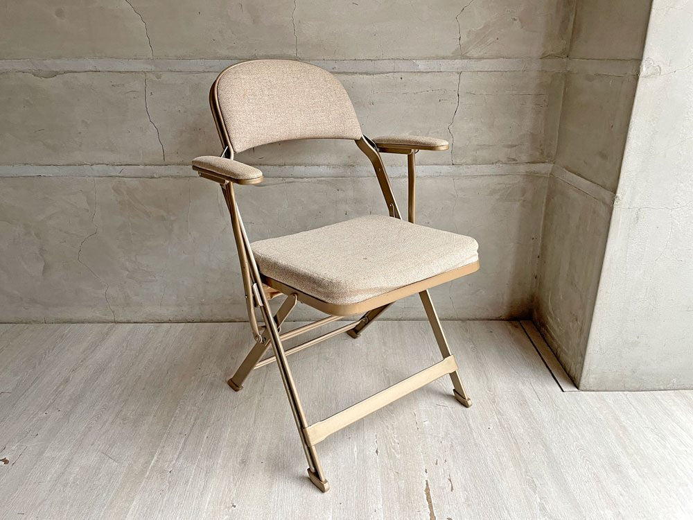 クラリン CLARIN フォールディングアームチェア FOLDING CHAIR WITH ARM フルクッション 折畳み US 米国 P.F.S 取扱 B ♪