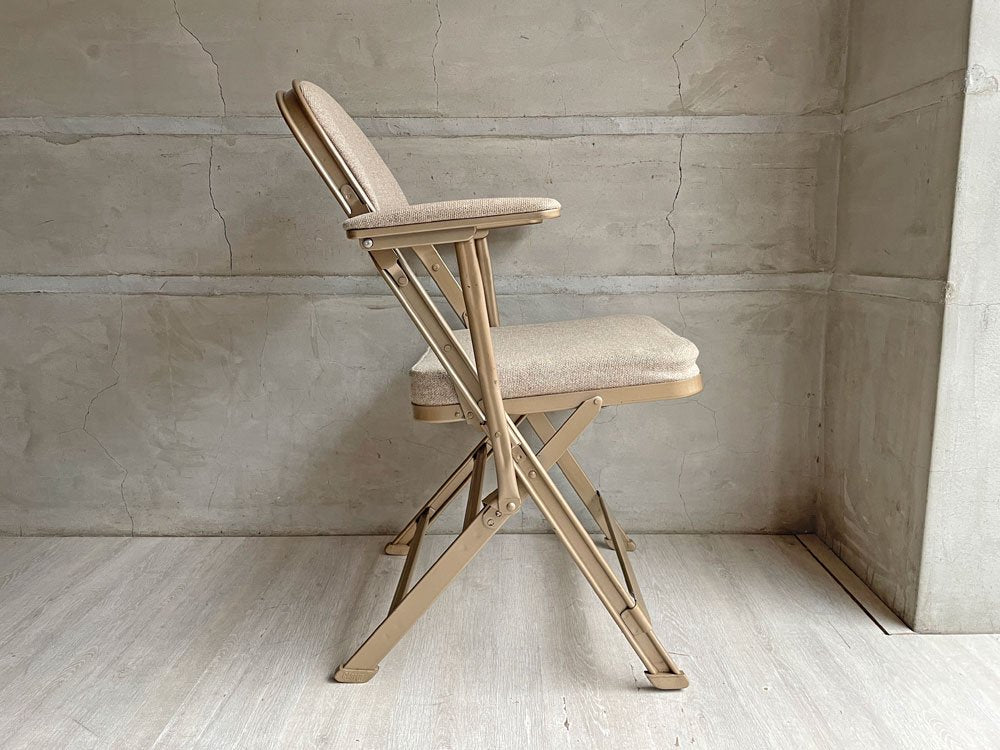 クラリン CLARIN フォールディングアームチェア FOLDING CHAIR WITH ARM フルクッション 折畳み US 米国 P.F.S 取扱 B ♪