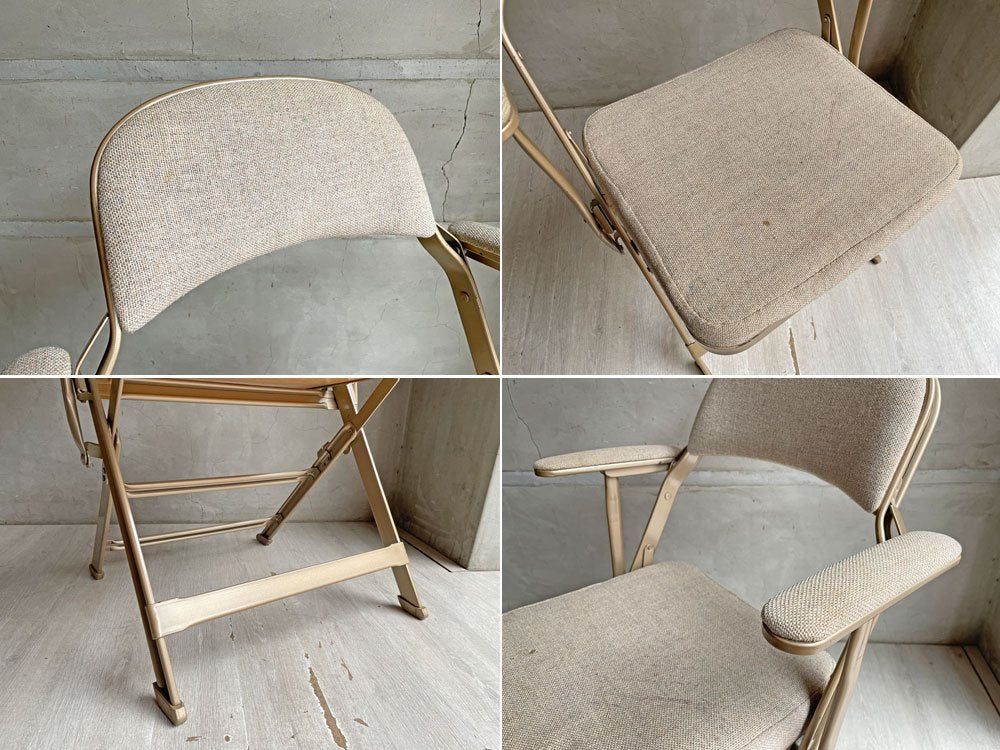 クラリン CLARIN フォールディングアームチェア FOLDING CHAIR WITH ARM フルクッション 折畳み US 米国 P.F.S 取扱 B ♪