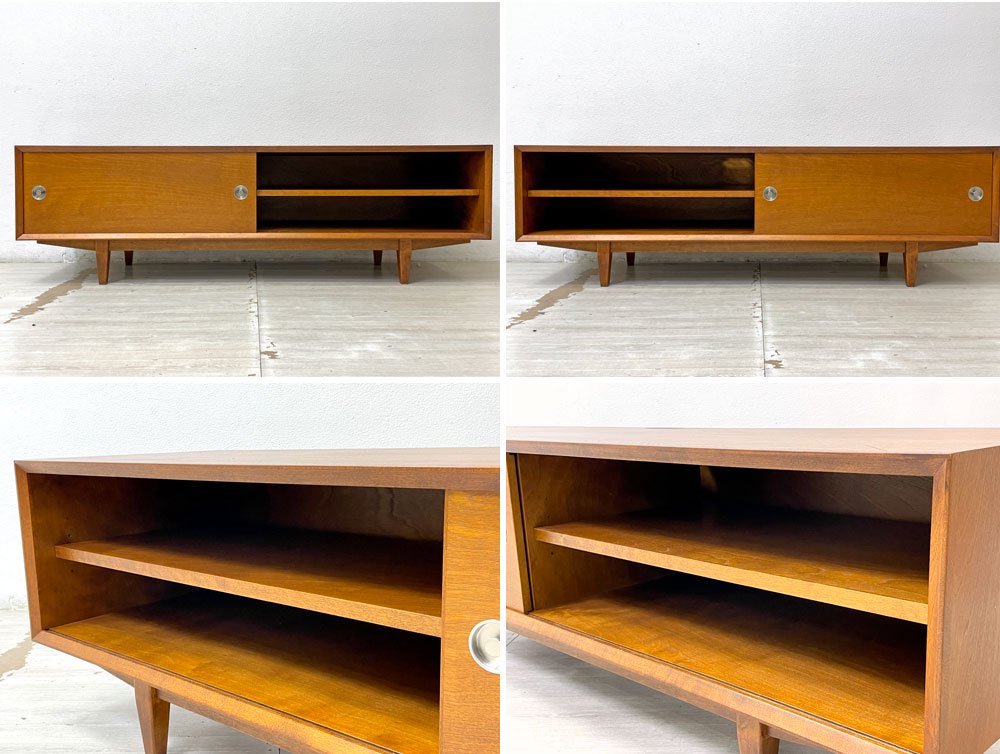 パシフィックファニチャーサービス Pacific Furniture Service ローボードキャビネット-M LOW BOARD CABINET-M バーチ材 ●