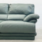 ニコレッティ NICOLETTI 3シーターソファ レザーソファ 総革 本革 3P sofa グリーン 高級イタリア製家具 〓