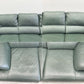 ニコレッティ NICOLETTI 3シーターソファ レザーソファ 総革 本革 3P sofa グリーン 高級イタリア製家具 〓