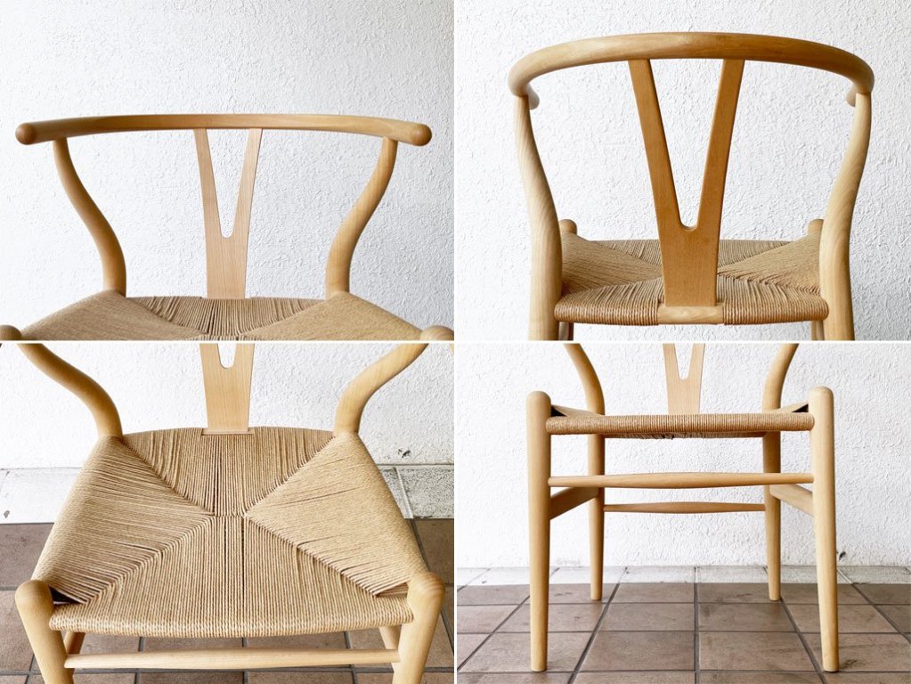 カールハンセン＆サン Carl Hansen & Son CH24 Yチェア ビーチ材 ソープ仕上げ 日本仕様サイズ ハンス・J・ウェグナー ◇