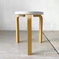 アルテック artek スツール60 Stool60 バーチ材 3本脚 ホワイトラッカー アルヴァ・アアルト 北欧家具 ★