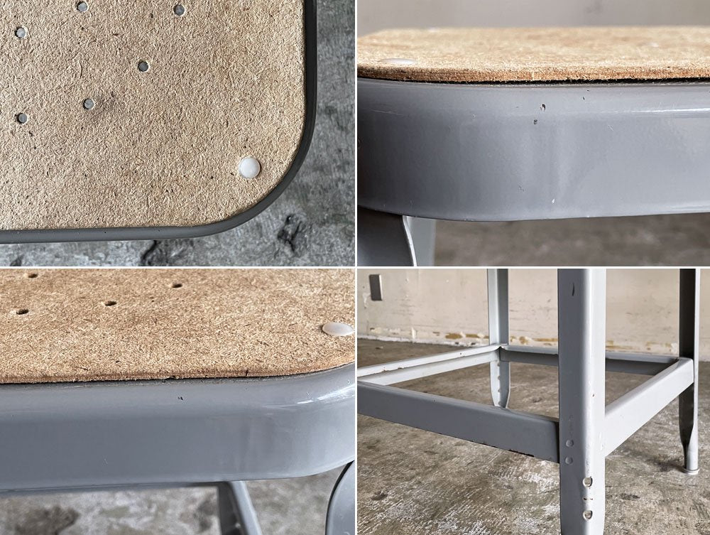 リオン LYON ファクトリー スツール FACTORY STOOL Sサイズ プレスウッドシート Dove gray パシフィックファニチャーサービス P.F.S取り扱い ■