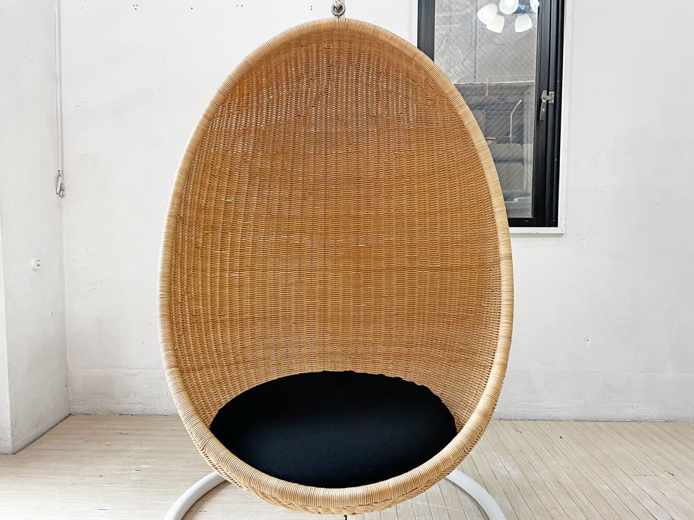 ヤマカワラタン yamakawa ハンギングエッグチェア HANGING EGG CHAIR C-326 スチールスタンド付き ナナ・ディッツェル 合計定価￥396,000-★