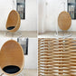 ヤマカワラタン yamakawa ハンギングエッグチェア HANGING EGG CHAIR C-326 スチールスタンド付き ナナ・ディッツェル 合計定価￥396,000-★