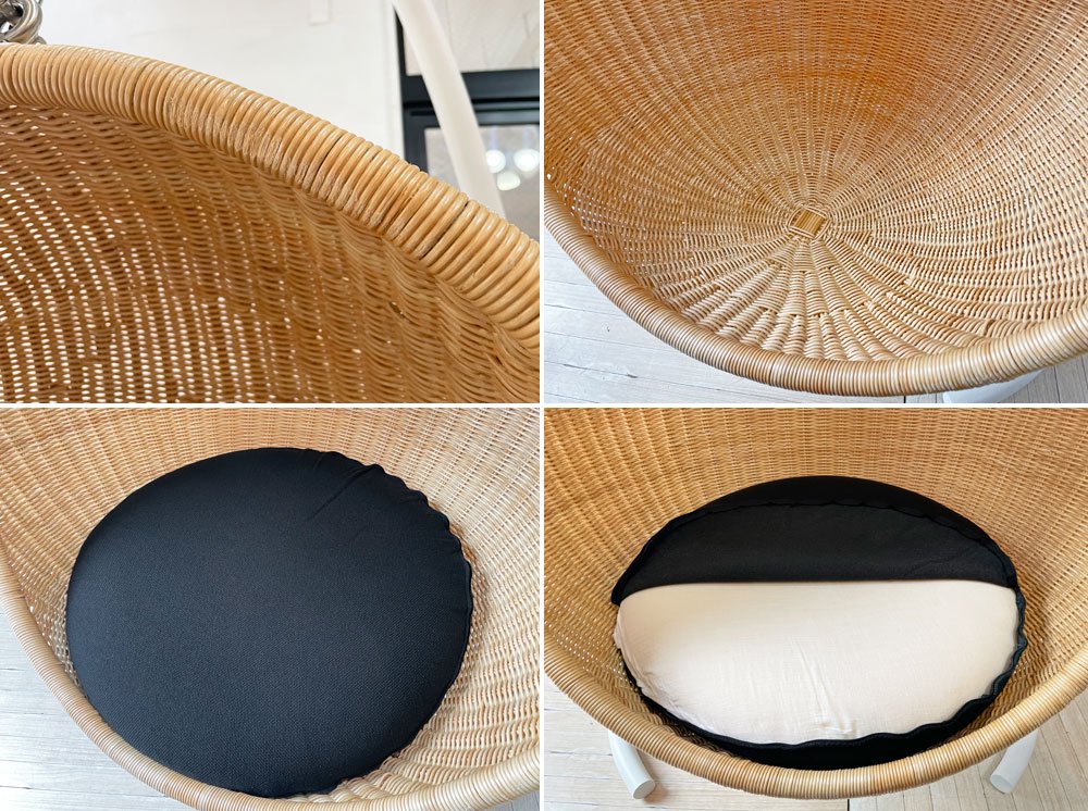 ヤマカワラタン yamakawa ハンギングエッグチェア HANGING EGG CHAIR C-326 スチールスタンド付き ナナ・ディッツェル 合計定価￥396,000-★