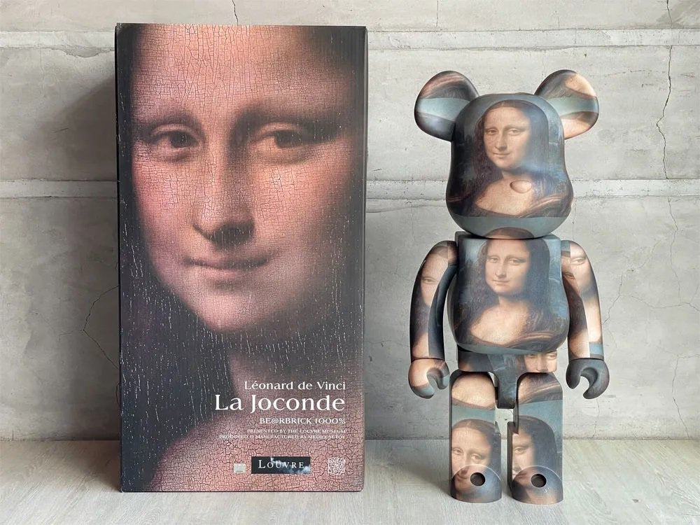 メディコムトイ MEDICOM TOY ルーブル Louvre ×ベアブリック BE@RBRICK LEONARD DE VINCI モナリザ Mona Lisa 1000％ ♪