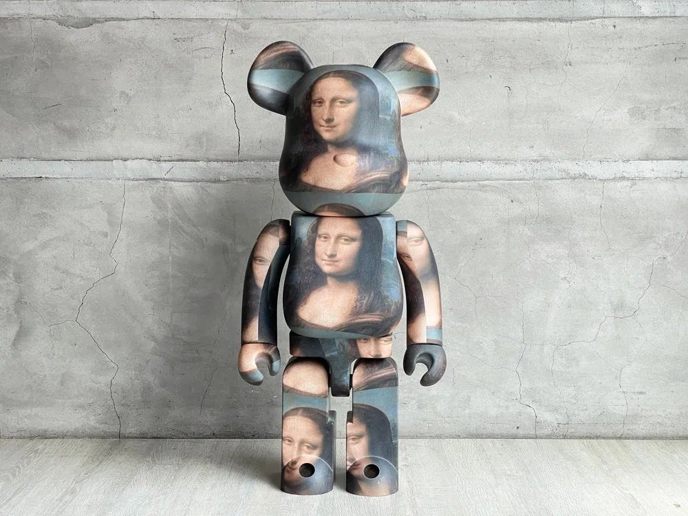 メディコムトイ MEDICOM TOY ルーブル Louvre ×ベアブリック BE@RBRICK LEONARD DE VINCI モナリザ Mona Lisa 1000％ ♪