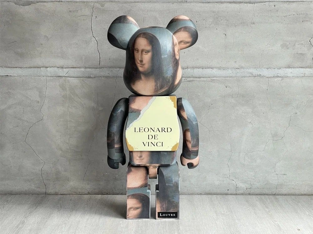 メディコムトイ MEDICOM TOY ルーブル Louvre ×ベアブリック BE@RBRICK LEONARD DE VINCI モナリザ Mona Lisa 1000％ ♪