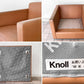 ノル Knoll チャールズフィスターコレクション Charles Pfister Collection 1Pソファ アームチェア ラウンジシーティング本革 フルレザー 定価1,056,000円～ ◇