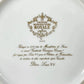 ロワイヤルリモージュ ROYALE LIMOGES ルイ15世 Louis XV 23cm スーププレート ピンクローズ フォンテーヌブロー宮殿 箱付き 8枚セット フランス 美品 ●