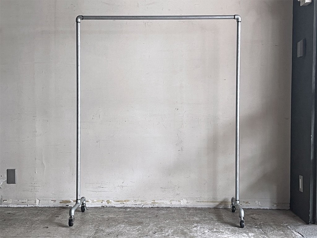 インダストリアルデザイン Industrial design ハンガーラック W120cm パイプハンガー ガス管 店舗什器 ■