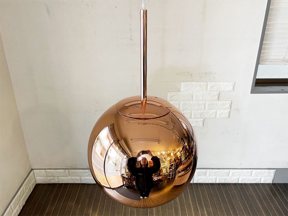 トムディクソン Tom Dixon コッパー Copper Round Pendant 25 ペンダントライト ラウンド コッパー 箱付 定価￥70,180- 廃番 展示美品 ◎