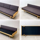 グラフ graf × 相合家具 SOGO adシリーズ デイベッドソファ L DAY BED SOFA ホワイトアッシュ材 ヘリンボーンファブリック パープル 北欧スタイル 定価￥328,900～ ●