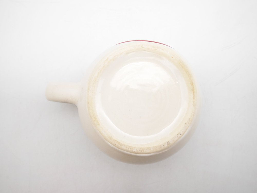 マッコイ社 McCOY ハッピーフェイス スマイルマグカップ ホワイト 陶器 USビンテージ ●
