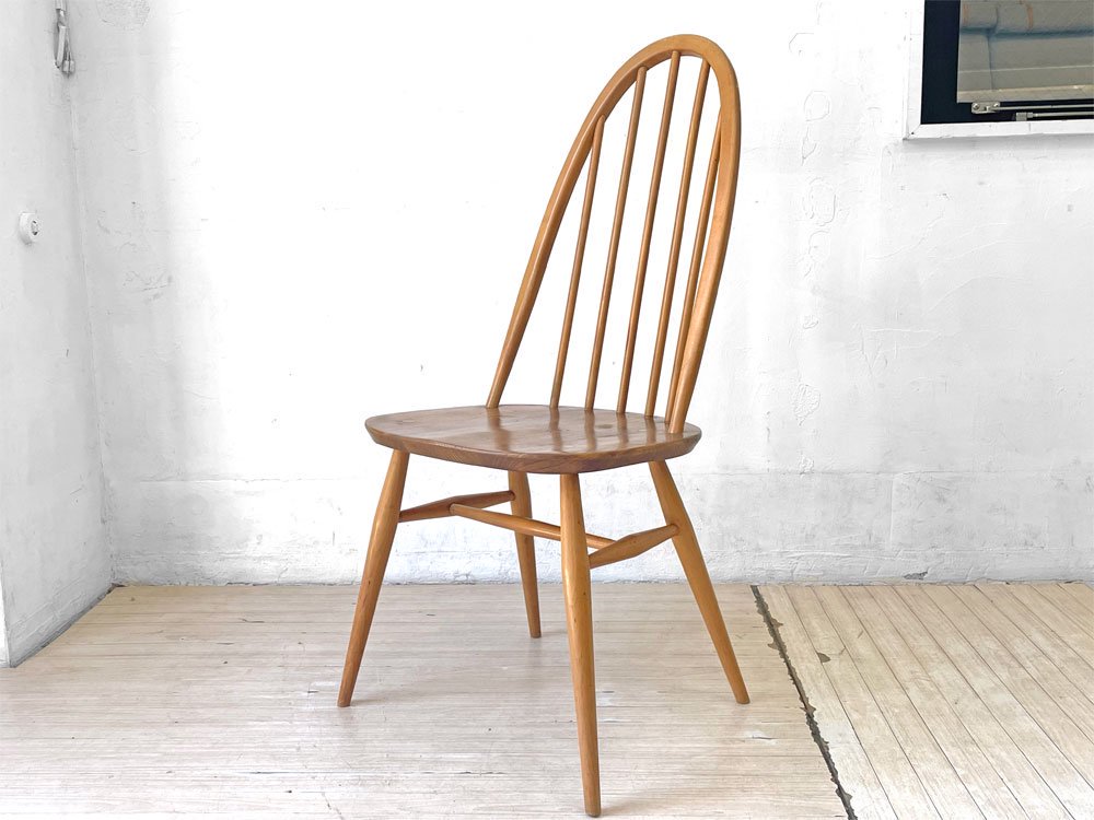 アーコール Ercol クエーカー チェア ダイニングチェア ビンテージ エルム×ビーチ材 英国家具 ★