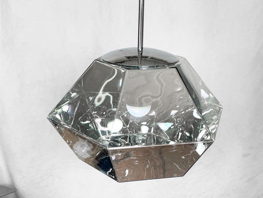 トムディクソン Tom Dixon カット Cut Short Pendant ペンダントライト クローム 箱付 定価￥115,500- 廃番 展示美品 ◇