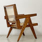 ピエール・ジャンヌレ Pierre Jeanneret イージーチェア Easy Chair チーク無垢材 チャンディーガル レター有 1955-1956 I.B.H.O/Pb/37 ビンテージ ●