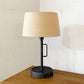 トラックファニチャー TRUCK FURNITURE テーブルランプ TABLE LAMP T-IN1 コットンシェード 鋳鉄ベース H42cm ビンテージスタイル 定価￥39,600- ◎