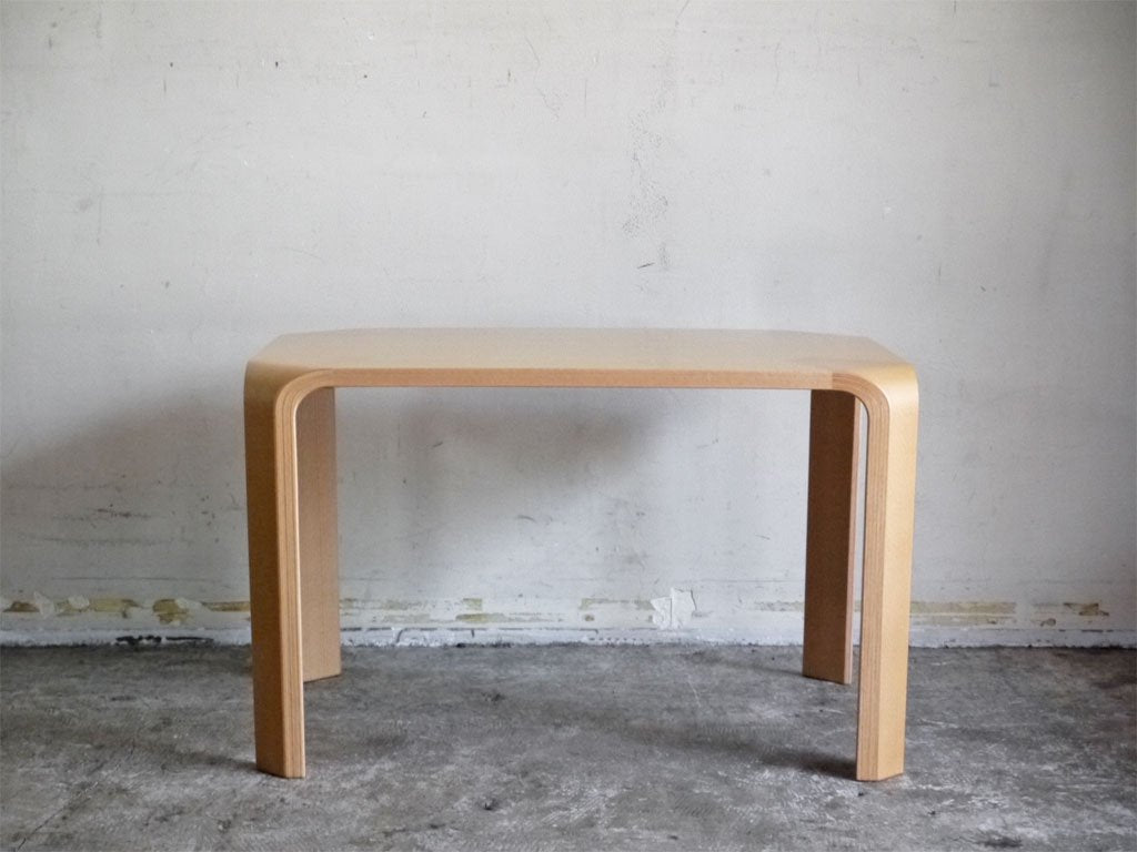 天童木工 TENDO サイドテーブル T-2078WB-NT ホワイトビーチ材 W65cm ■