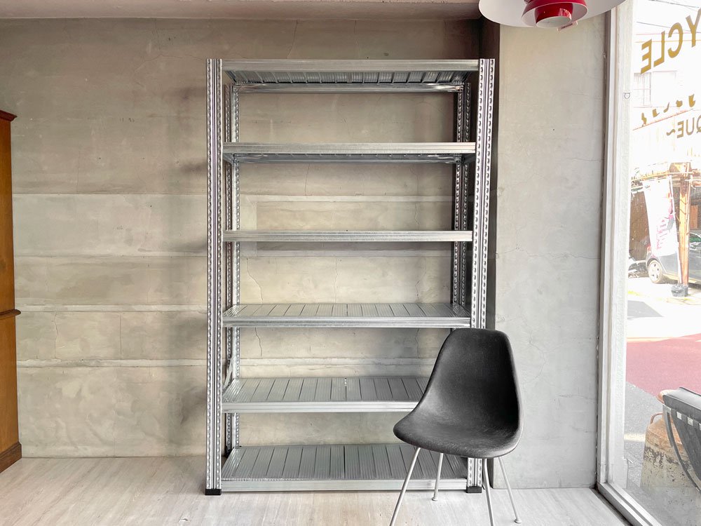 メタルシステム METALSISTEM SUPER123 スチールシェルフ TIER STEEL SHELF Ｗ127×Ｄ40×Ｈ197 6段 定価￥59,200- ♪