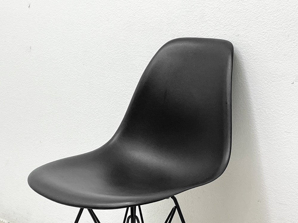 ハーマンミラー Herman Miller サイド シェルチェア ポリプロピレン エッフェルベース C&R イームズ ブラック ミッドセンチュリー  ●