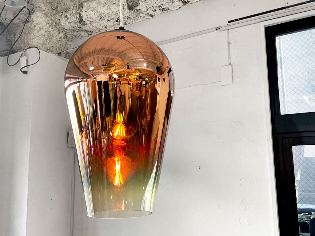 トムディクソン Tom Dixon フェイド ペンダントライト Fade Pendant コッパー色 廃番 定価115,500円 箱付 展示品 ★