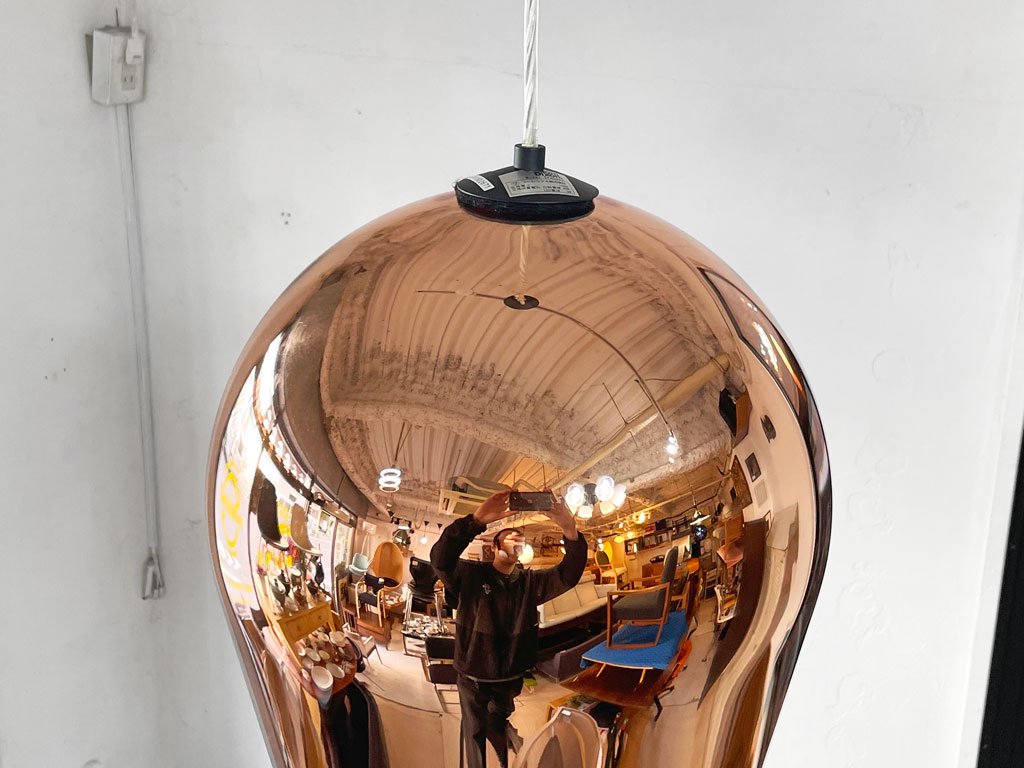 トムディクソン Tom Dixon フェイド ペンダントライト Fade Pendant コッパー色 廃番 定価115,500円 箱付 展示品 ★